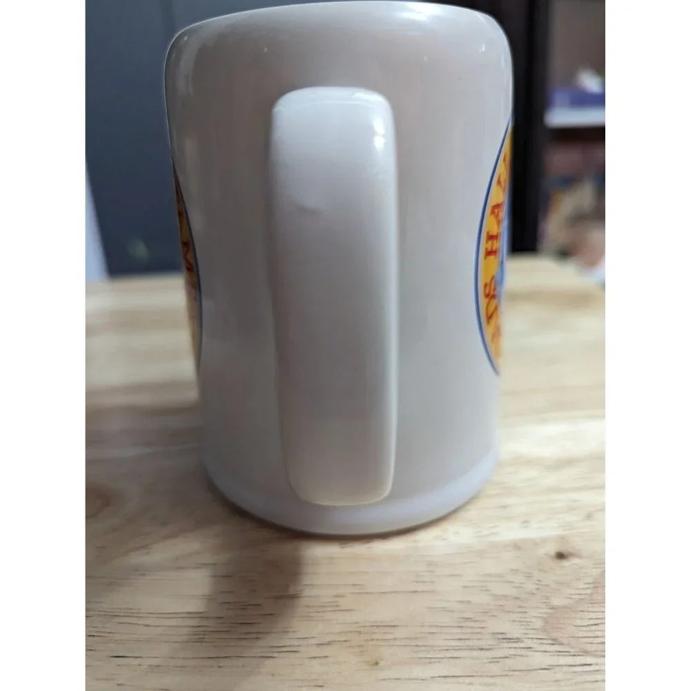 1989 Japan Dakin Dads Hall of Fame double logo tall heavy mug 4 1/2‎ in Gift